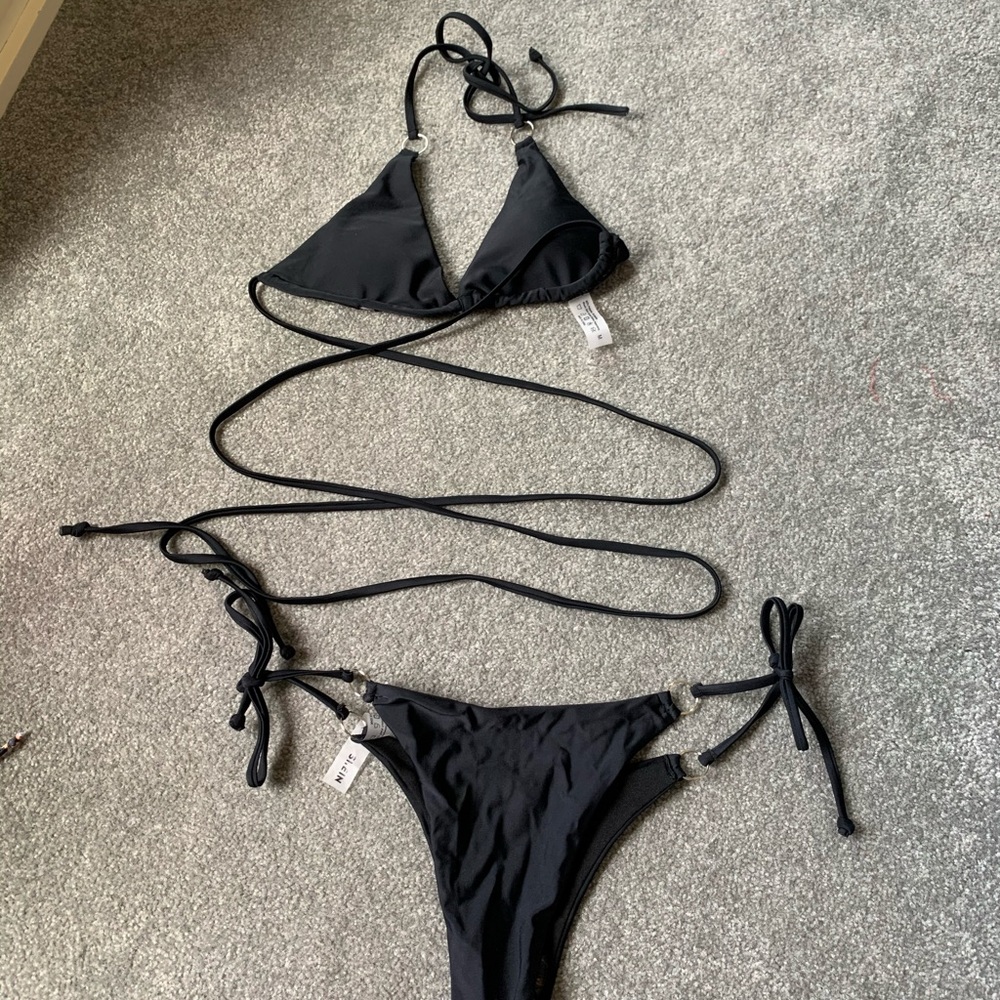 Shein bathing suit- black